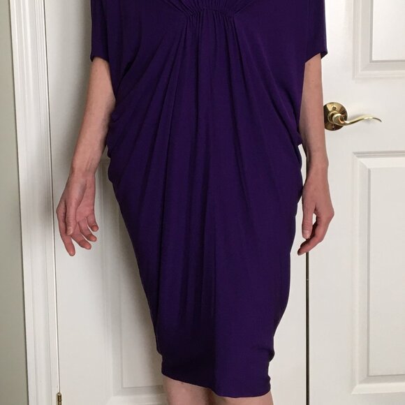 Vibrant violet Lanvin dress, FR34 (flexible), NWT - Picture 3 of 12